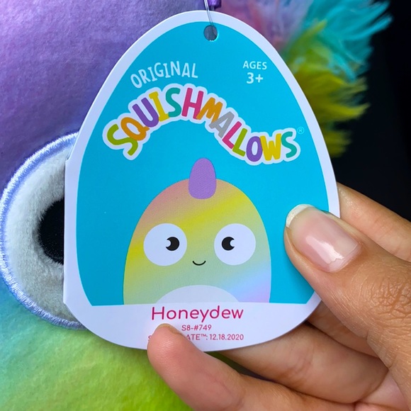 Squishmallows Toys Hp Nwt Rare Honeydew The Chameleon Squishmallow